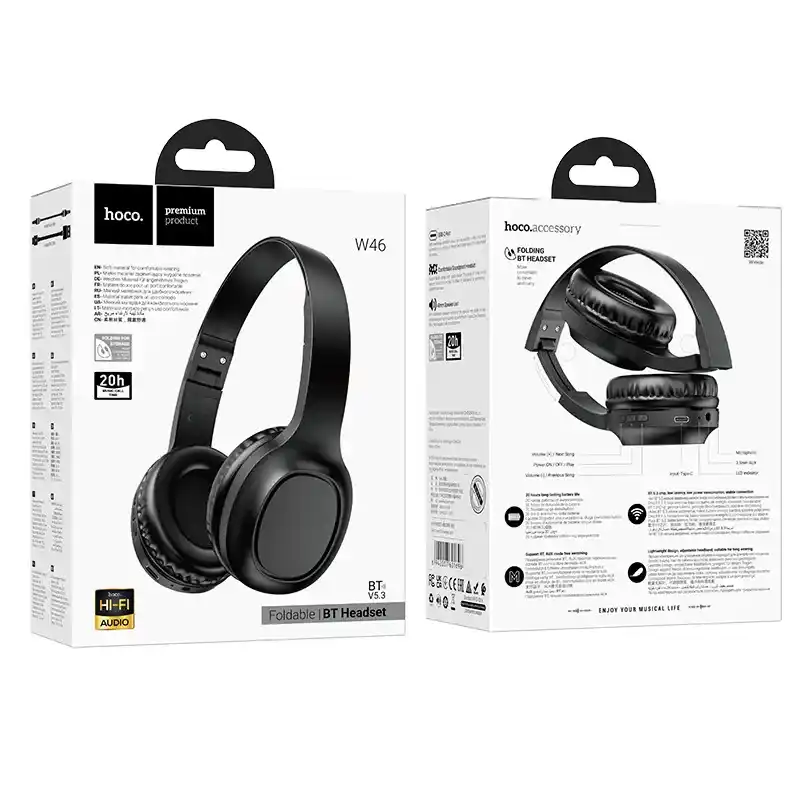 Hoco W46 Folding Wireless Headphone